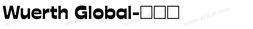 Wuerth Global字体转换